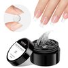 RARJSM Solid Builder Gel,Clear Solid Building Gel Nail Extension Gel Extensional Gel Carving Gel Non-sticky Hand for Nail Strengthen 3D Sculpture Gel for Nail Art Design for Home Salon UV Cured 15g
