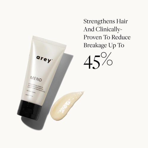 Arey Mend Heat Protectant Leave-In Conditioner | Detangles, Rehydrates, Strengthens and Protects Hair up to 450°F | Vegan, Cruelty-Free & Gluten-Free (8.45 Fl Oz)