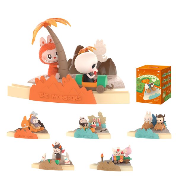 POP MART The Monsters Playing Games Series Scene Sets Figures, The Monsters Blind Box Figures, Random Design Action Figures Collectible Toys Home Decorations, Holiday Birthday Gifts,Single Box
