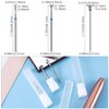 OIIKI 3PCS Nail Drill Bits for Acrylic Nails, Diamond Nail Bits, Manicure Grinding Head Tools for Nail Art