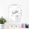 U Brands Contempo Magnetic Dry Erase Board Kit, Set of 15, 11”x14”, Pink Soft Dye Modern Frame, Includes Magnets, Markers