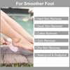 2 Pack Nano Glass Foot File Callus Remover, Beomeen Hard and Dead Skin Remover for Feet, Double Sided Foot Scrubber Hygienic Pedicure Tool, Hair Eraser for Softer and Smoother Feet and Hands