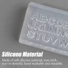 3D Letters Nail Art Silicone Molds Mini Alphabet Nail Molds A-Z Letter Resin Molds 26 Alphabets Mould DIY Nail Tools Handmade Craft Carving Moulds Nail Decor Tool Women Nail Accessories Nail Supplies