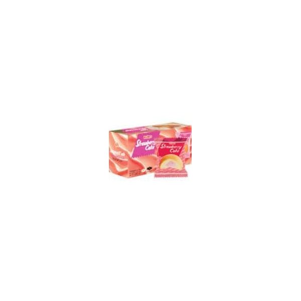 Euro Strawberry Cake 1 Box Net Wt 144 G.