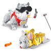 qOvOp 2 Packs Micro Brick Building Toys, French Bulldog & Bully Pit Bull, Mini Building Blocks Cute Animal Set, Pets Growth Record The World's Smallest Building Block Set