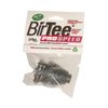 BirTee Pro Golf Tees - Size #7 (1 3/4") Individual Size Pack - 2 Tees Per Pack. Winter/Mat/Simulator Tees (Black)