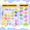 Cocurb Squishes 40 Pcs Tiny Mochi Squishy Toys for Kids Age Over 3 Years Old,Kawaii Squishy Animals, Party Favors for Kids, Stress Relief Toy for Boys Girls Birthday Present, Goodie Bag Stuff
