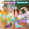Cevioce 4 Pcs Toddler Party Favors for Kids 8-12 Fidget Toys Slug for Students Treasure Box Toys for Classroom Prizes Goodie Bag Stuffers for Kids 3-5 for Kids A