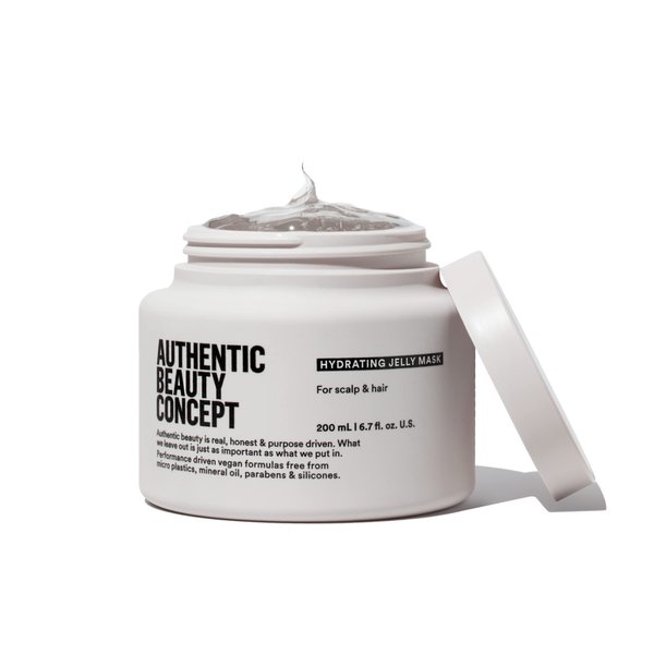 Authentic Beauty Concept Hydrating Jelly Mask | For Scalp & Hair | Moisturizes & Protects Hair | Vegan & Cruelty-free | Silicone-free | 6.7 fl. oz.