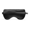 ASUTRA Silk Eye Pillow for Sleep, Black | Filled w/Lavender & Flax Seeds | Weighted | Meditation & Light Blocking Blindfold