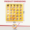 MR CHIPS Jam-Proof Easy-Read Quick-Clear Large Print Fingertip Slide Bingo Cards with Sliding Windows - 10 Pack in Gold Rush Style
