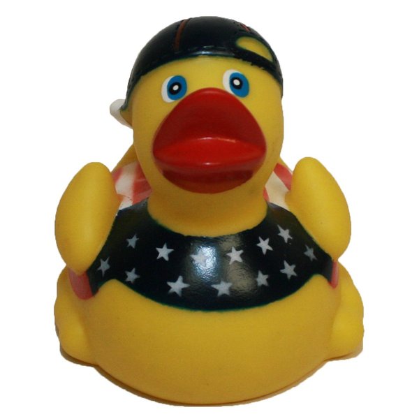 Rubber Duck Patriotic Stars & Stripes, Waddlers Brand American Patriotic Rubber Ducks That Race Upright July 4th Rubber Duck Race. Kids Bath Toy Birthday Party & Baby Shower Gift