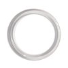 Clear Plastic Retail Scarf Rings - Round Fine Garment Hangers - 2.58" ID - 3.25" OD - 10 Pack