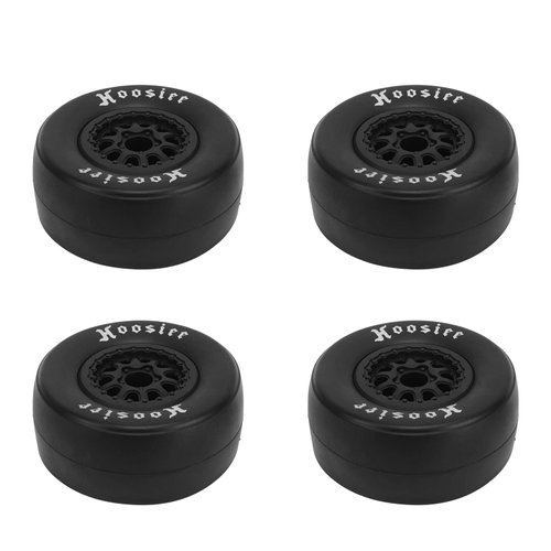 4Pcs Rubber Tires 102mm Wheels & 12mm Hex Hub Wheel Rims Compatible with 1/10 Off Road Remote Control Car RC Off-Road RC Wheels RC Rubber Tires Trucks Tires RC Wheel Rims & Tyres