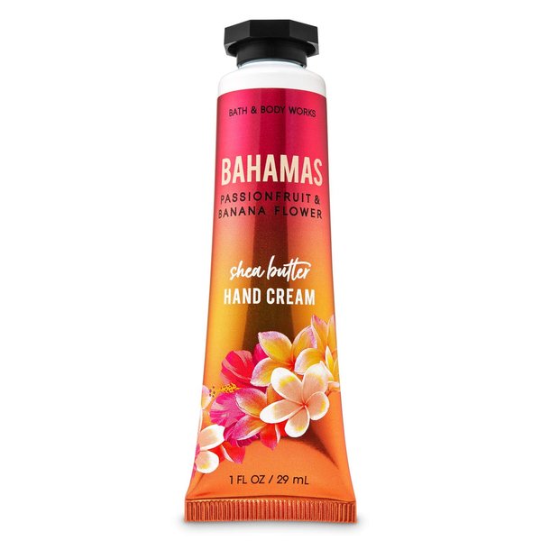 Bath & Body Works Shea Butter Hand Cream Bahamas Passionfruit & Banana Flower 1oz (Packaging Artwork Varies)