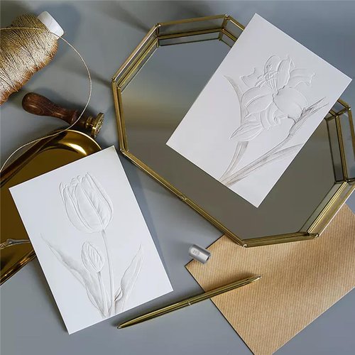 Quick Swap Debossing Tip，Fine Debossing Embossing Tips Accessories for Cricut Maker Tools，for Foil Cardstock, Coated Paper, Cardboard, Glitter Paper