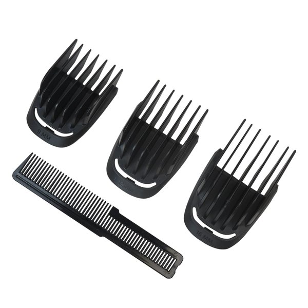 Bedaily Replacement 9mm 12mm 16mm Haircut Blade Guards, Hair Guide Comb Guard with Small Beard Comb Compatible with Norelco Multigroom MG7750 MG7770 MG7785 MG7790 MG7791 MG7796 MG9730