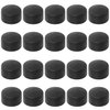 SQXBK 20PCS 12.7mm Foosball End Cap Foosball Table Rod Safety Rubber End Caps Flexible Pipe Post Rubber Cover Tip Protectors