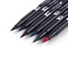 Tombow 56212 Dual Brush Pen Art Markers, Galaxy, 6-Pack. Blendable, Brush and Fine Tip Markers