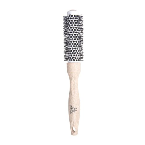 Professional Round Brush for Blow Drying - Ceramic Barrel Ion Tech Styling Brush for Women Small and Lightweight Round Hair Brush (1")