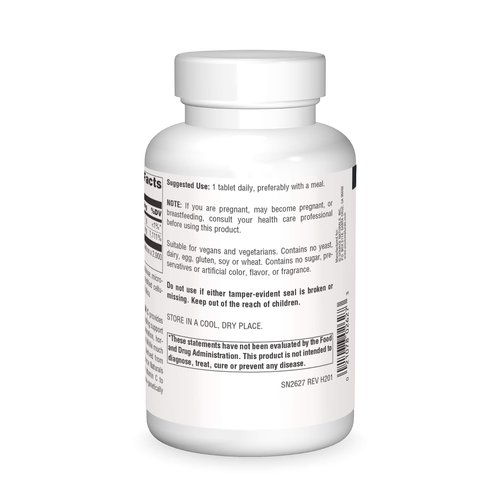 SOURCE NATURALS Non-GMO Vitamin C Tablet, 120 Count