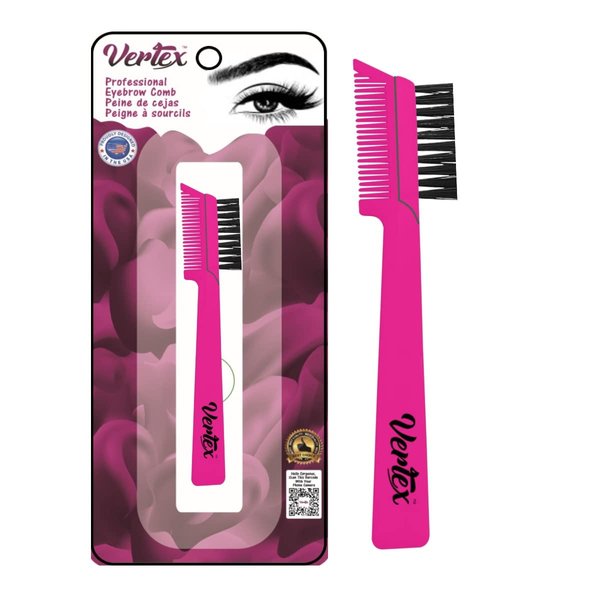 Eyebrow Brush Pencil Comb Kit - Duo Spoolie Thin Angled Real Firm Bristles Filling Blending Definer Techniques For Tint Powder Brow Pomade Gel Makeup Combing Eye Lashes To Shape Eyelashes Growth