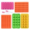 Chocolate Molds Gummy Molds Silicone - Candy Mold and Silicone Ice Cube Tray Nonstick Including Hearts, Stars, Shells