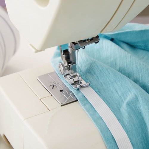 Juvale 109 Yards White 1/2 Inch Elastic Band for Sewing Clothes, Stretch Knit Bands for DIY Arts and Crafts, Tailoring, Clothing Garment Repair, Kitting Supplies (0.5 Inches Wide)