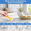 Quartz Countertop Chip Repair Kit - White Granite & Marble Repair Kit, Suitable for Granite, Marble, and Other Stone Surface Crack Quartz Chip Repair Kit