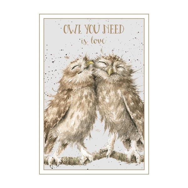 Wrendale Designs Words of Wisdom Greeting Card - LOVE