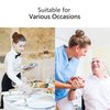 Hair Nets Invisible Elastic Edge Mesh and U Shaped Pins Set, 50 Pieces 50 cm Individual Package Invisible Hair Nets, 40 Pieces U Shaped Pins for Ballet Bun, Sleeping, Women and Wig(Black)