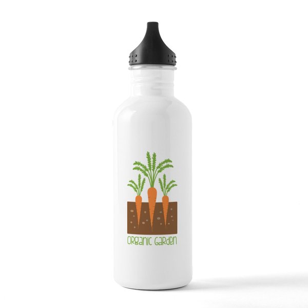 CafePress Organic Garden Water Bottle 1.0L (34 oz) Stainless Steel Water Bottle