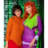 Bopocoko Brown Bob Wigs for Velma Costume Women Girls with 1*Black Glasses Short Bob Hair Wig with Bangs Natural Cute Synthetic Colorful Wigs for Party Halloween BU027DBR