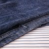ELEGANT LIFE HOME 100% Cotton Washed Yarn Dyed Denim Euro Sham Cover 26'' x 26'' Throw Pillow Cover (1 pc, Dark Blue)