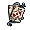 Blackjack Cards Casino - 12" Vinyl Sticker Waterproof Decal