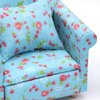 Mllxon Miniature Dollhouse Couch with Pillow, 1 12 Scale Dollhouse Furniture and Accessories,Dollhouse Living Room Funiture