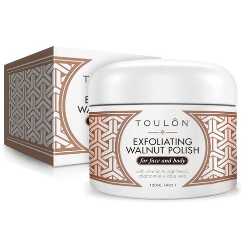 Exfoliating Face Scrub - Exfoliate Scrub - Natural Walnut Scrub Exfoliator for Face & Body. Best Body Scrub Exfoliator for Men and Women. Facial Exfoliant.