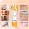 2PC 𝟏𝟎𝟎𝐆 Orange Exfoliating Whitening Gel Scrub Face Body Skin,Natural Orange Peeling Gel Face Scrub,Deep Cleansing Moisturizing Facial Exfoliator, Gluta Gmeelan Orange Exfoliating Whitening Scrub