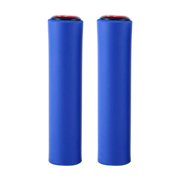 VGEBY1 Bicycle Handlebar Grip, Silica Gel Super Light Anti-Skid Shock-Proof Handle Bar Locking Grips Cycling Grips Accessory(Blue)