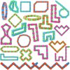 Woosir 24 Pack Wacky Tracks Fidget Toys Sensory Toys Gifts for Kids Classroom Back to School Gifts for Students Party Favors Christmas Goodie Bags Fillers Snake Click Toys Autism Stress Relief Adults