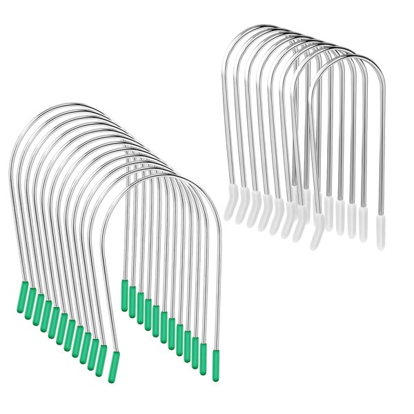 Vin Beauty Hot Curler Clips Replacement Kit, 20 Pieces Hot Roller Clips for Electric Rollers Portable Hot Roller Securing Pins Fits 1½”, 1¾" Size Hair Hot Rollers (8 PCS 1½”,12 PCS 1¾")