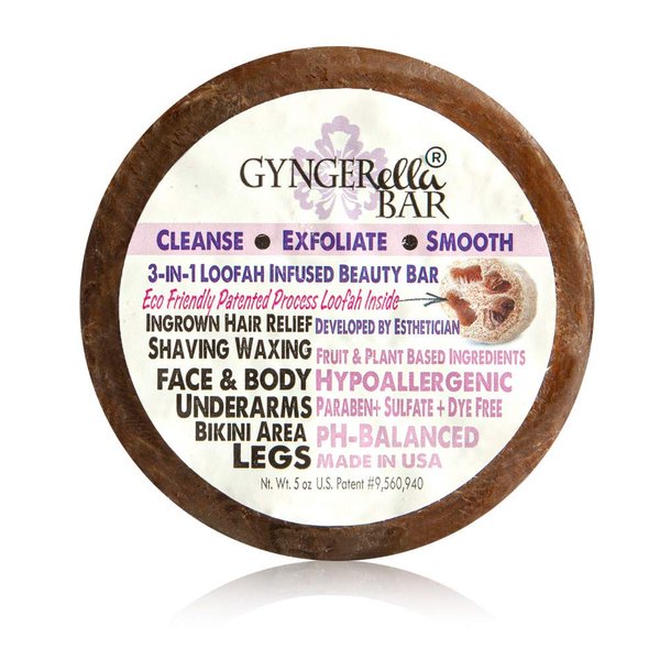 Gyngerella Bar Swag Essentials Exfoliating Loofah Soaps Washes and Grooming Essentials As Seen On Shark Tank Ingrown Hair Razor Bump Bikini Soap Skin Smoothing…