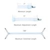 Bozenu Bed Sheet Straps/Fitted Sheet Holders for Corners - Keep Your Bed Sheets Firm & Tight with Premium Bed Scrunchies, Sheet Clips White-2Pack