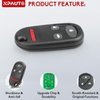 NPAUTO Key Fob Replacement Fits for 1996-2002 Honda Accord, Civic, Prelude, S2000 - Keyless Entry Remote Control Car Key Fobs, A269ZUA101, 39950-S01-A01