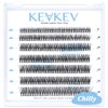 Lash Clusters 84 Pcs Cluster Lashes Eyelash Clusters DIY Cluster Eyelash Extensions Individual Lashes Soft and Comfortable (Chilly,C-8-16mix)