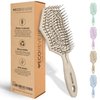 Detangler Brush For Women, Men & Kids - Anti-Static Detangling Hair Brush - Vented brush with 360° Flex Gently removes knots Without Breakage., Dry and Wet Brush For Thick, Fine, Natural & Curly Hair