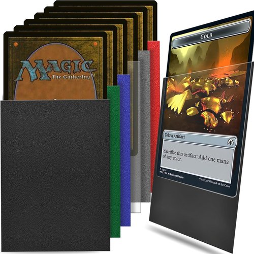 Trading Card Sleeves(600pcs), Toploader Card Protectors for Baseball Card Sleeves and Plastic Card Sleeves Fit for Yugioh, Football, MTG Sleeves(66 * 91mm)