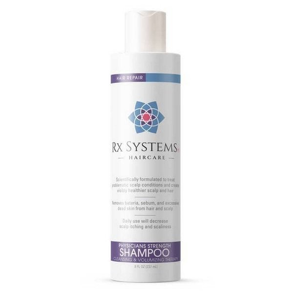 Rx Systems PF Physicians Strength Shampoo for Dandruff, Psoriasis, Seborrheic Dermatitis, and Eczema with Salicylic Acid, Heals Itchy, Red, Scaly Scalp with this Clarifying Shampoo