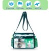 Mildbeer Clear Messenger Bag with 2 Compartments, Small Clear Crossbody Tote Bag for Stadium Events Concerts Festivals