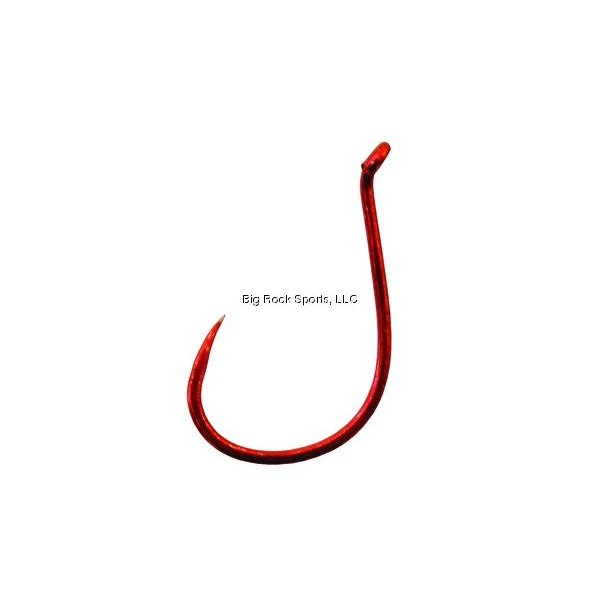 Gamakatsu Barbless Hooks - Red - 4